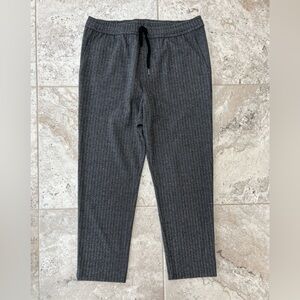 Mika Jaymes Spencer Herringbone Sweatpant, Black/Light Grey Herringbone, L